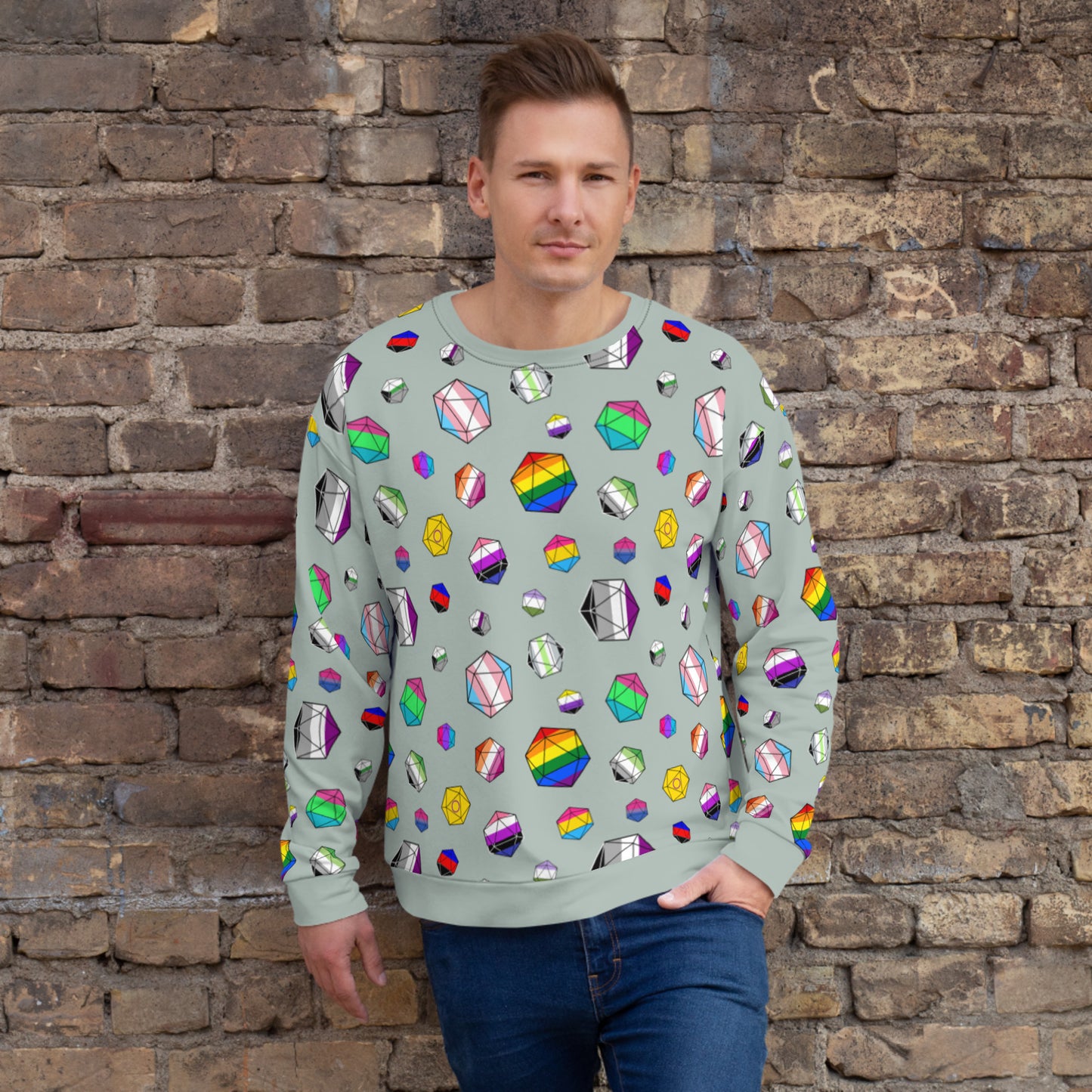 Pride Dice Unisex Sweatshirt