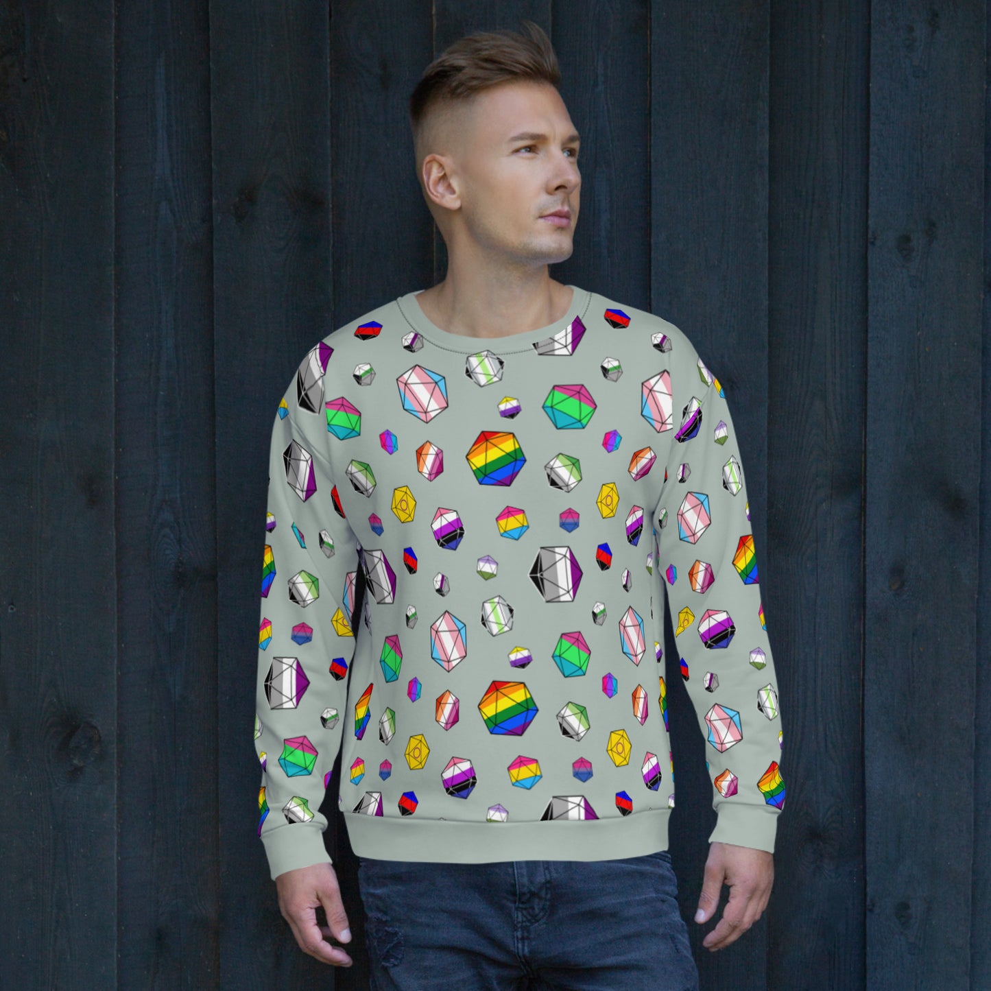 Pride Dice Unisex Sweatshirt