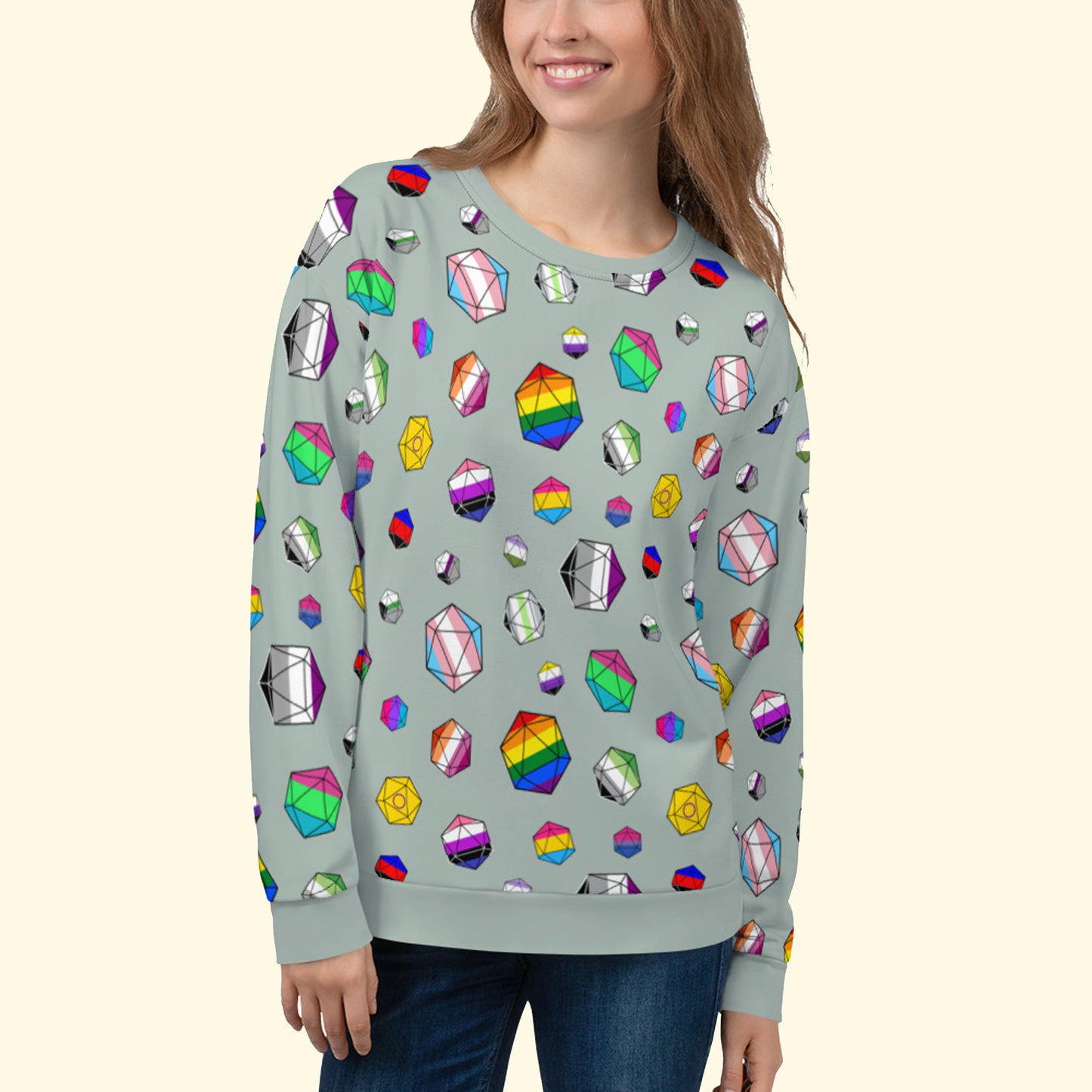 Pride Dice Unisex Sweatshirt