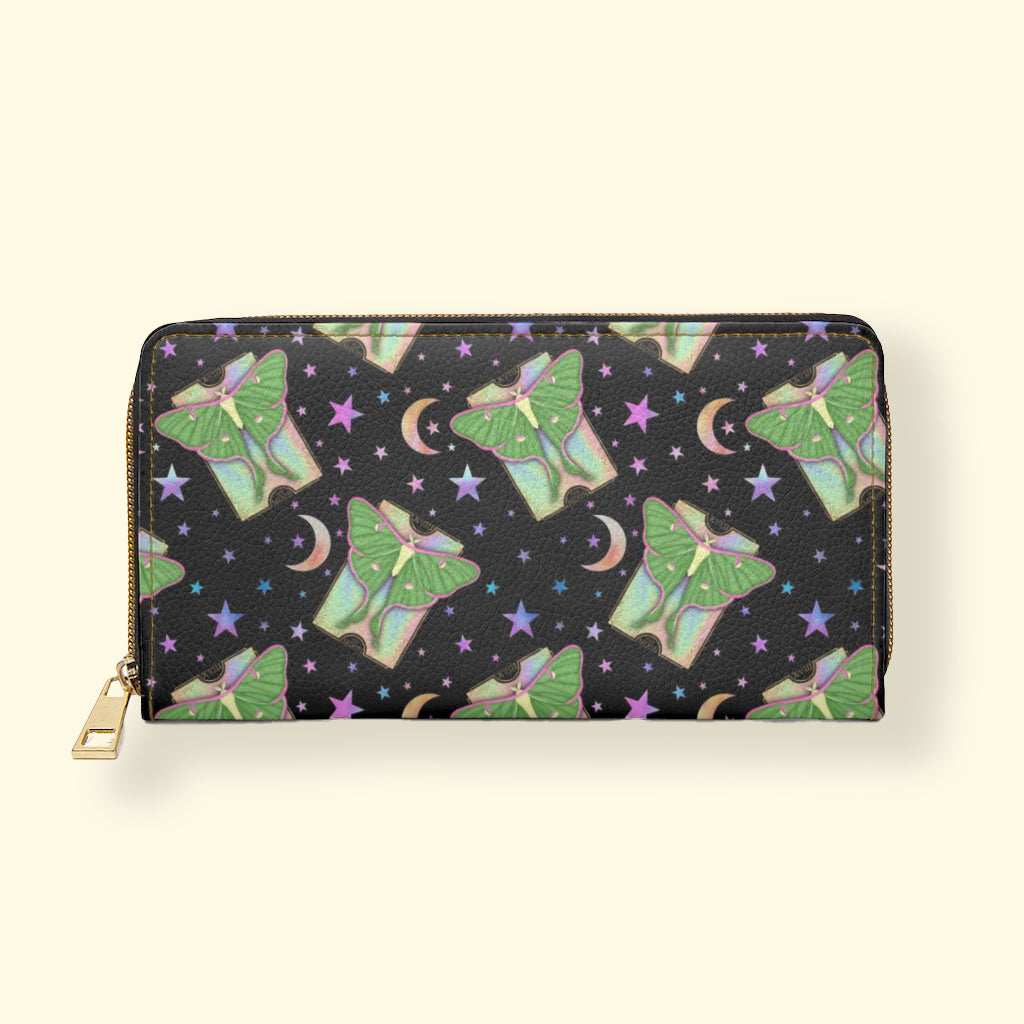 Mystical Luna Moth Wallet