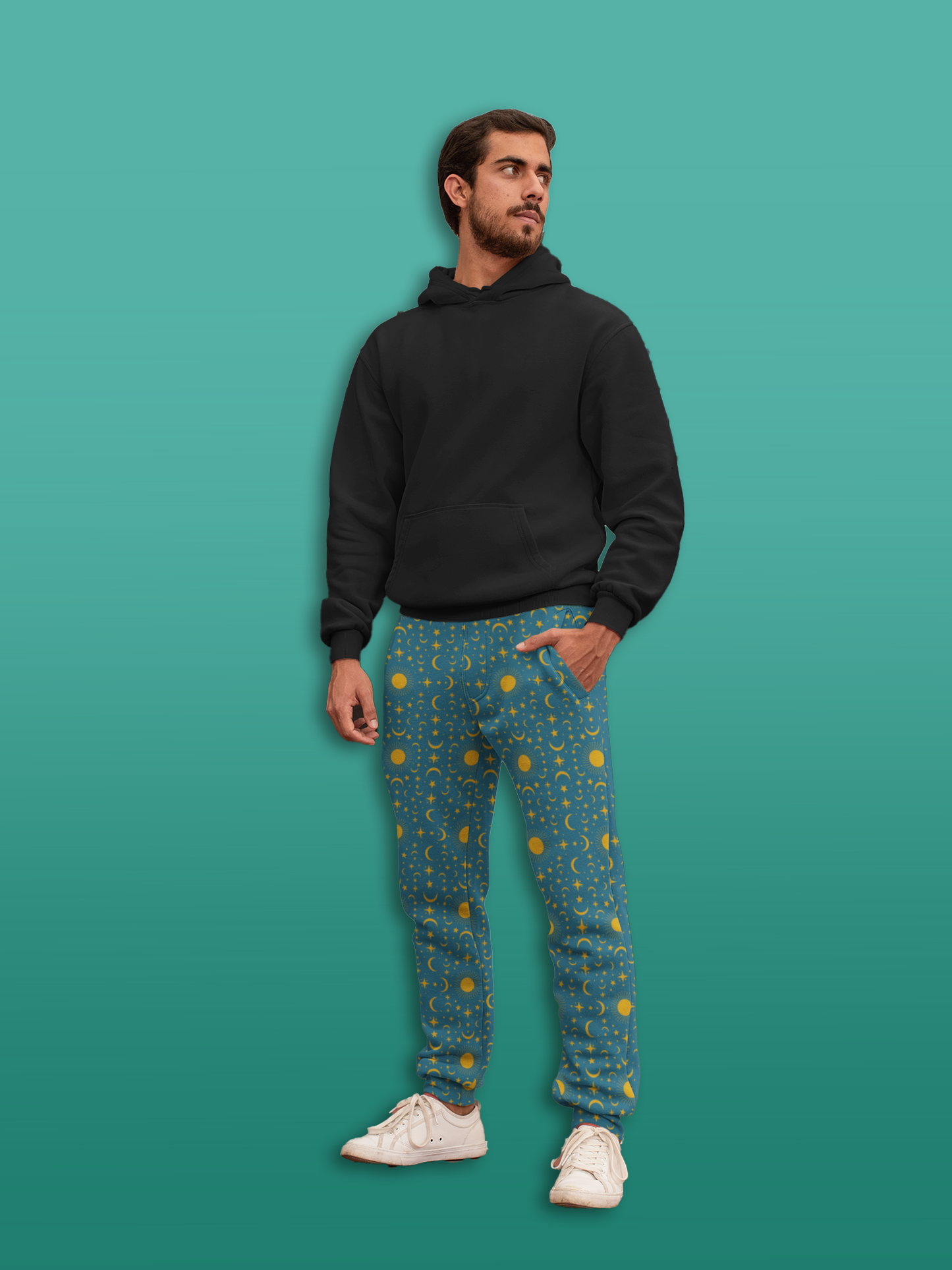 Teal Tarot Card Joggers