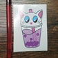 Kawaii Boba Animal Vinyl Sticker Decal