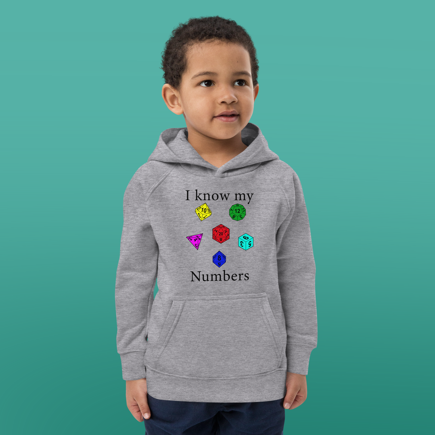 Know Numbers Kids Hoodie