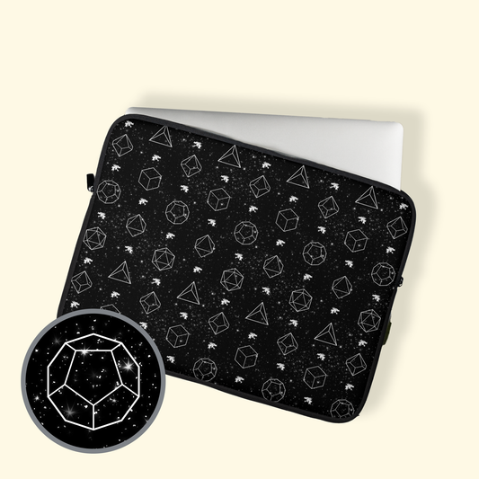 Starry Night of Dice Laptop Sleeve