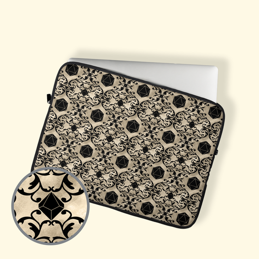 Damask Dice Laptop Sleeve