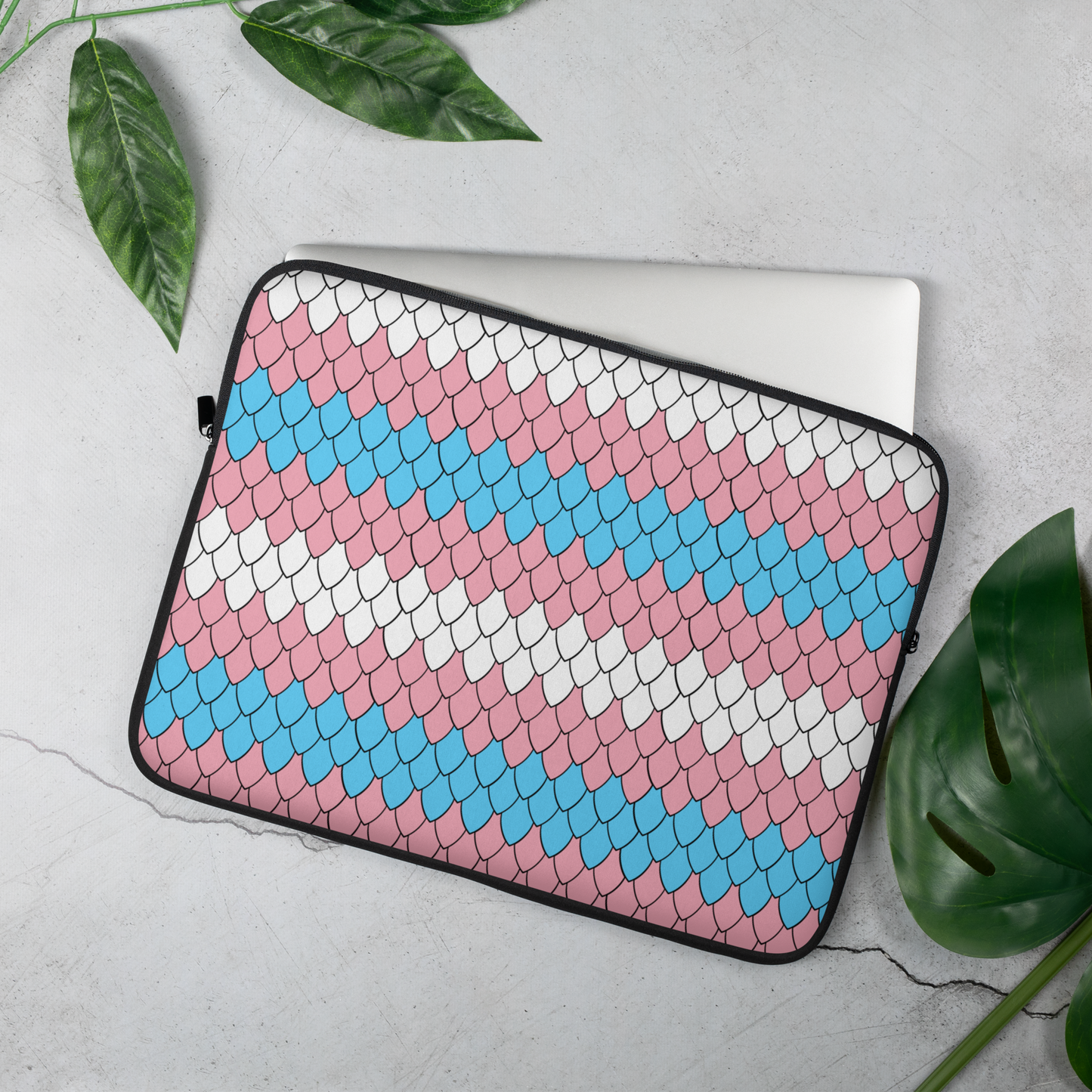 Trans Scales Laptop Sleeve