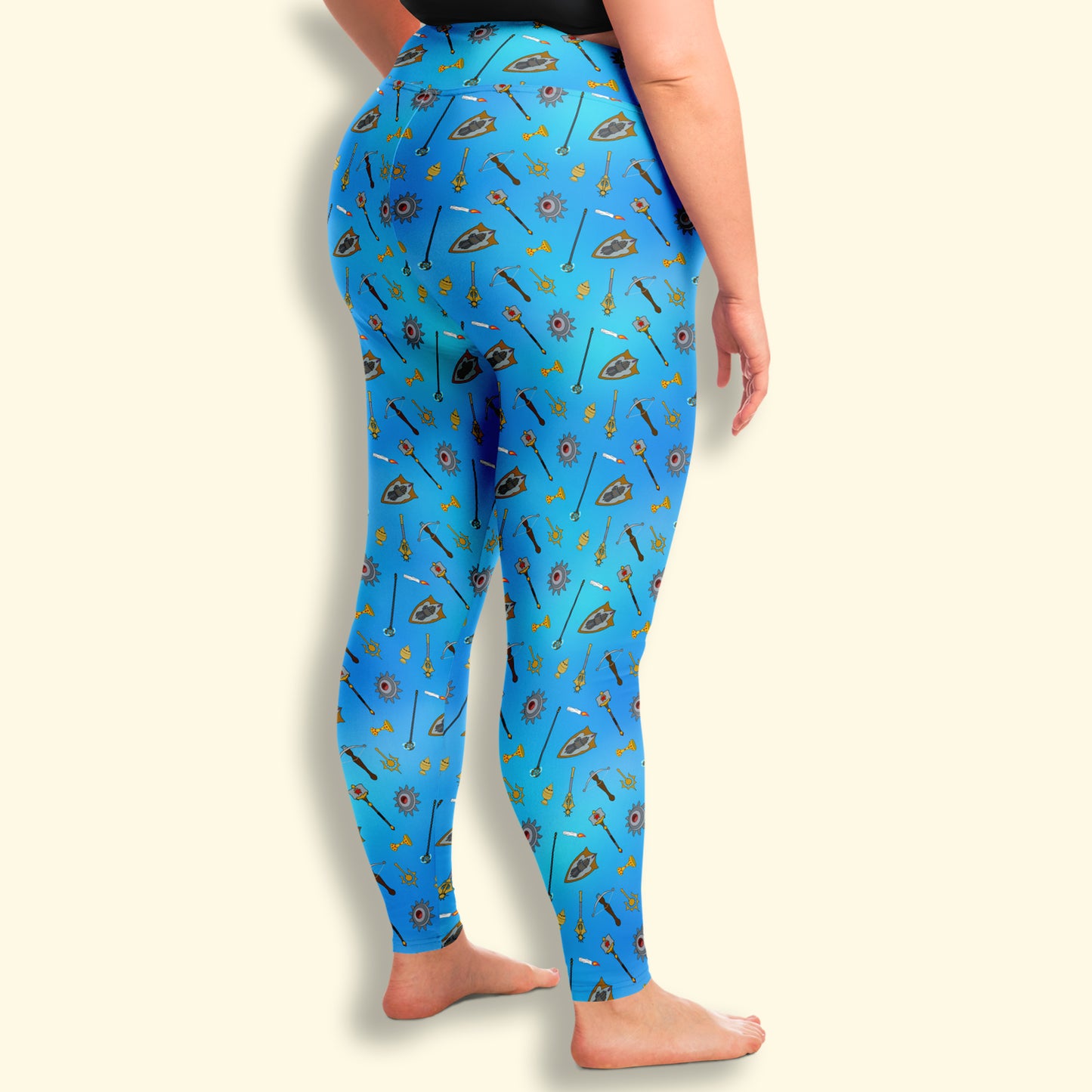 Blue Cleric Leggings