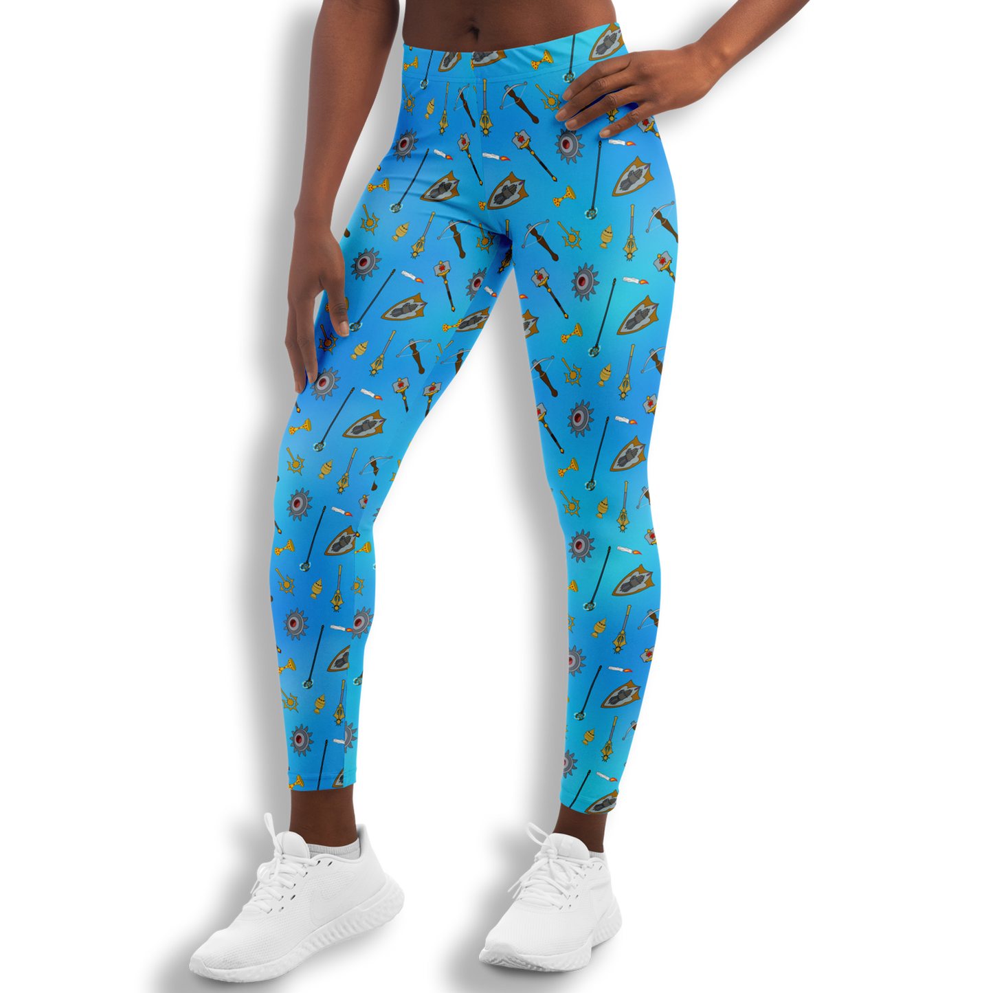 Blue Cleric Leggings