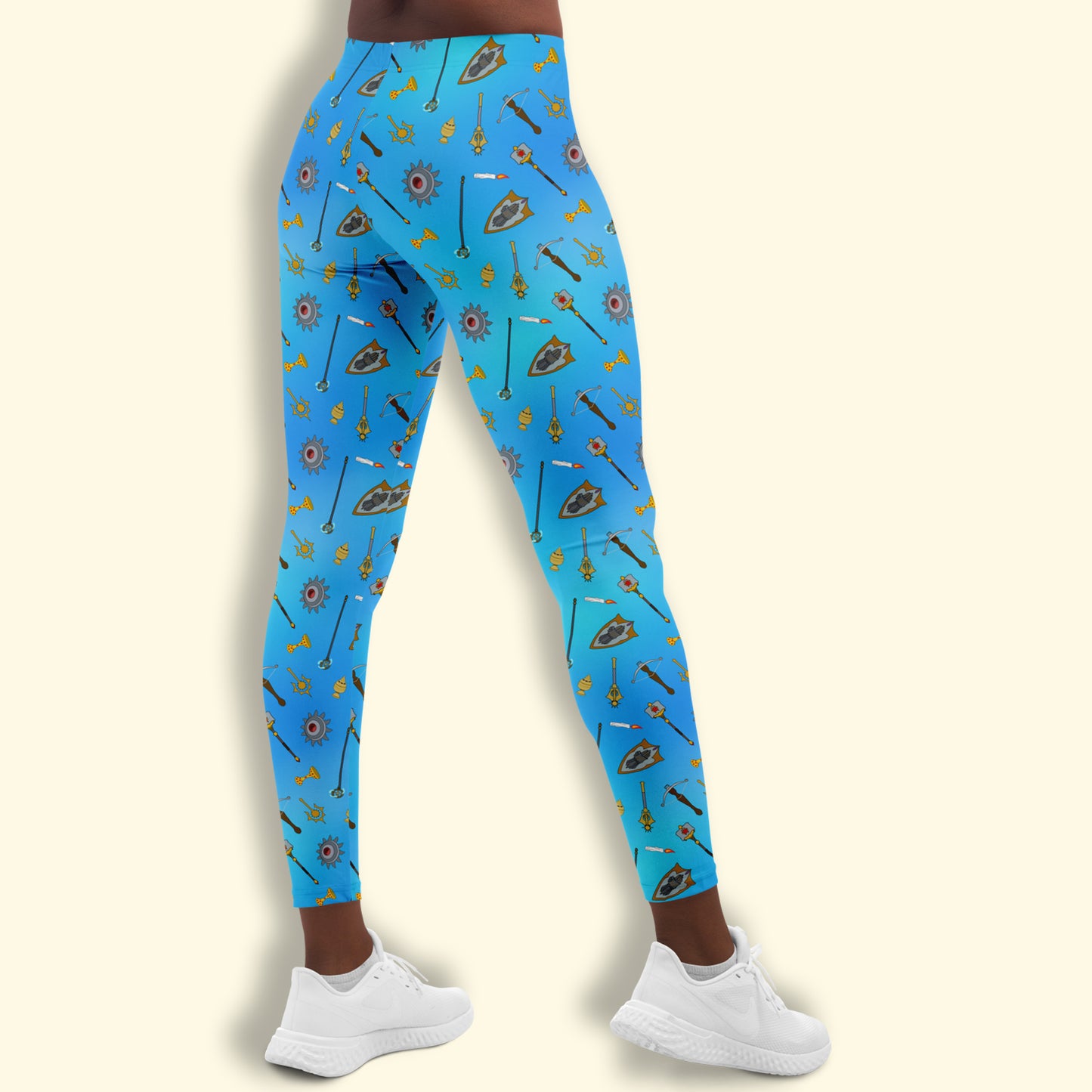 Blue Cleric Leggings