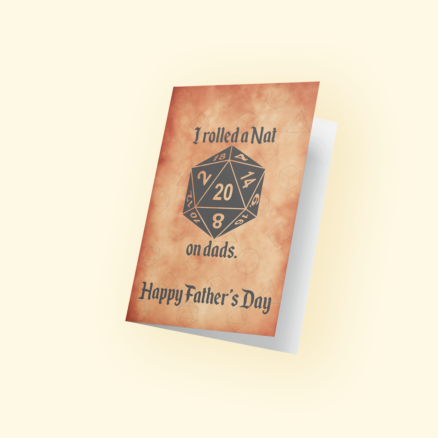 D20 Happy Father's Day Card