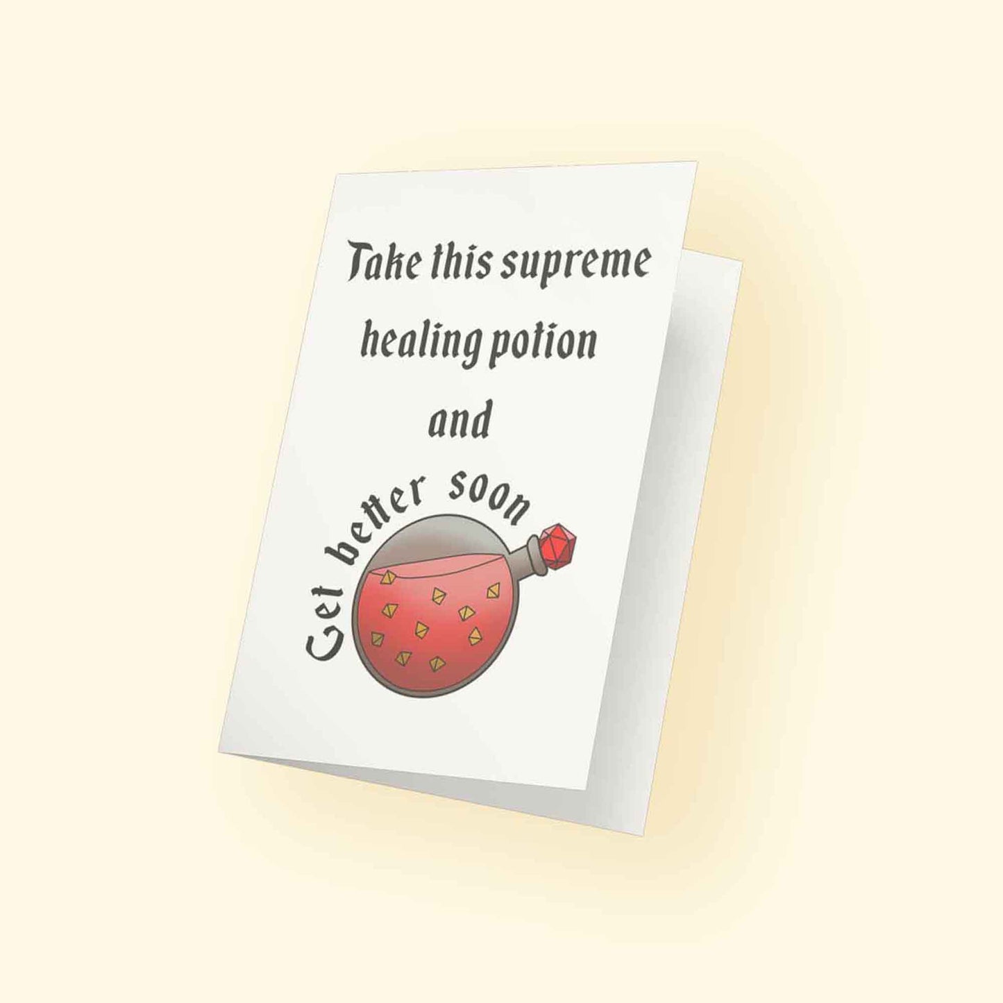 Healing Potion Get Well Card