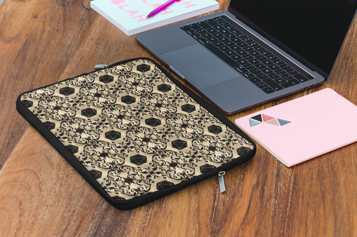 Damask Dice Laptop Sleeve