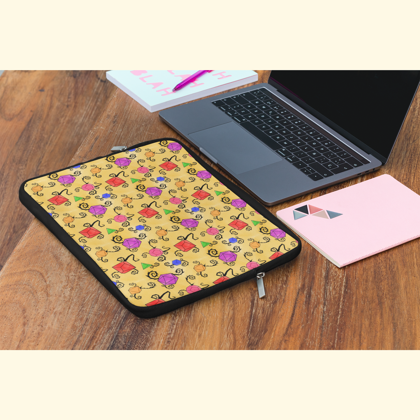 Whimsical Dice Laptop Sleeve