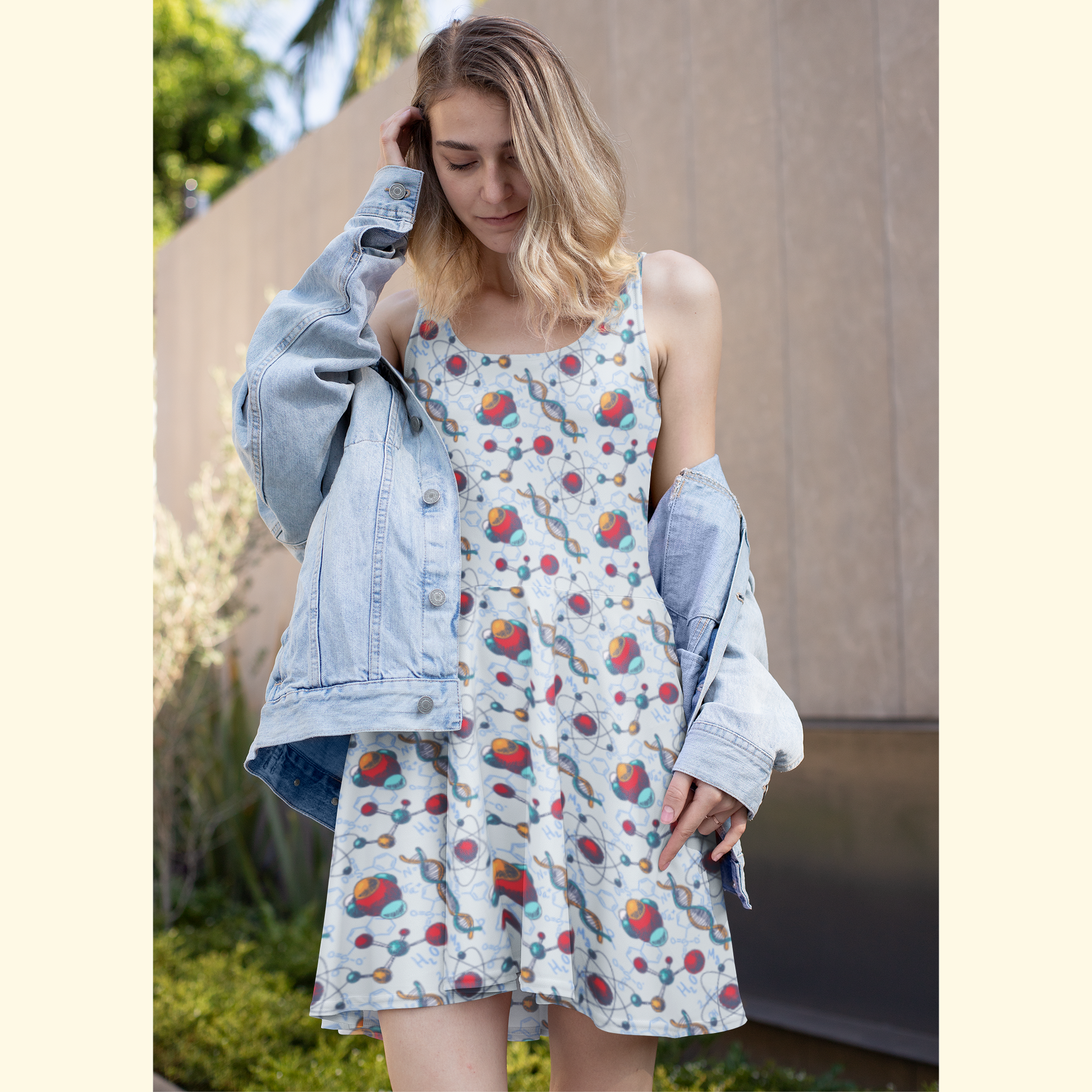 nerdy skater dress Vintage Castle Shield Skater Dress 3XL