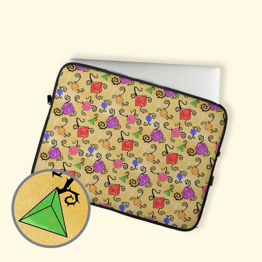 Whimsical Dice Laptop Sleeve