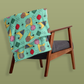 Retro 1940's Dice Throw Blanket